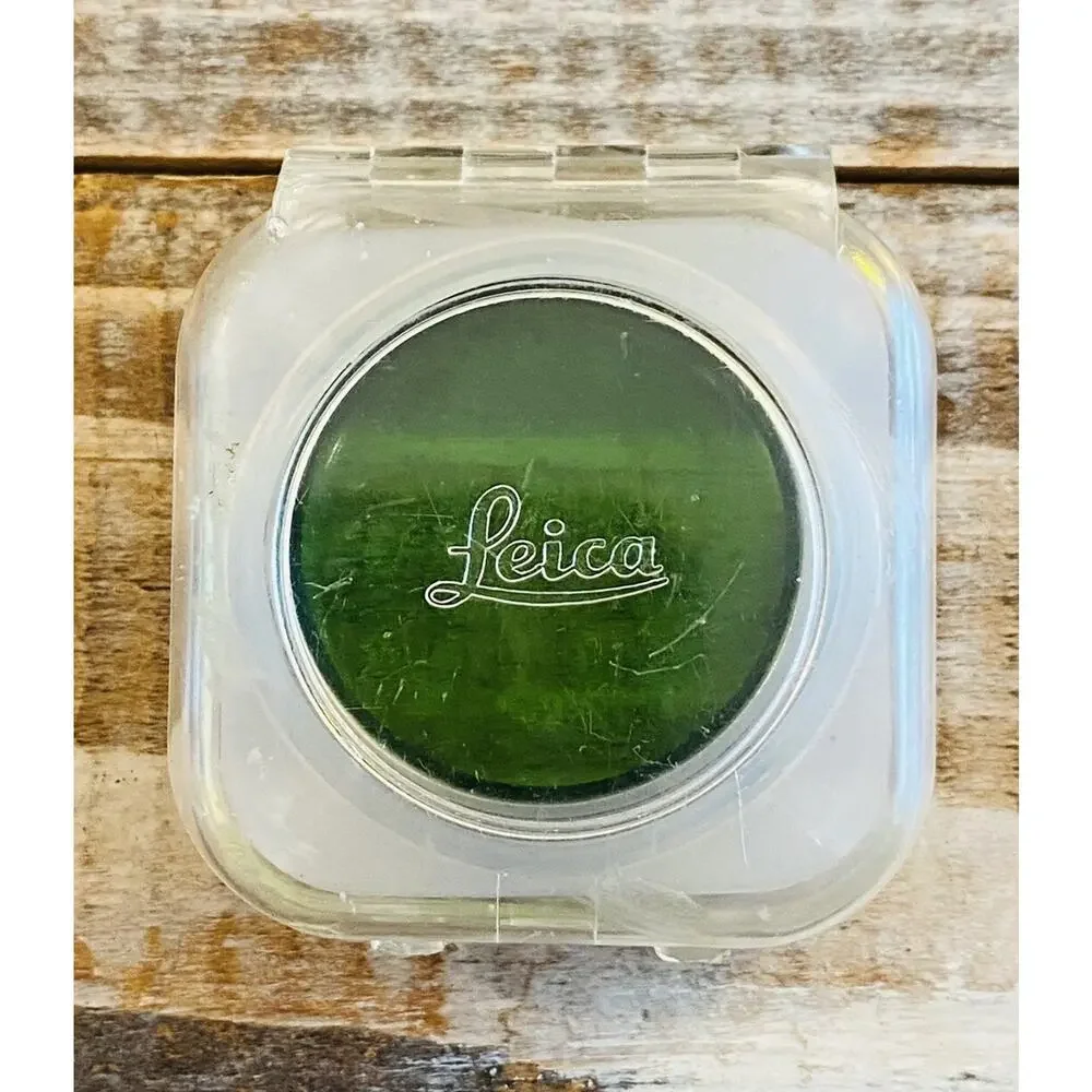 Vintage Leica Leitz Wetzlar GGr Green Filter Germany w/ Original Case